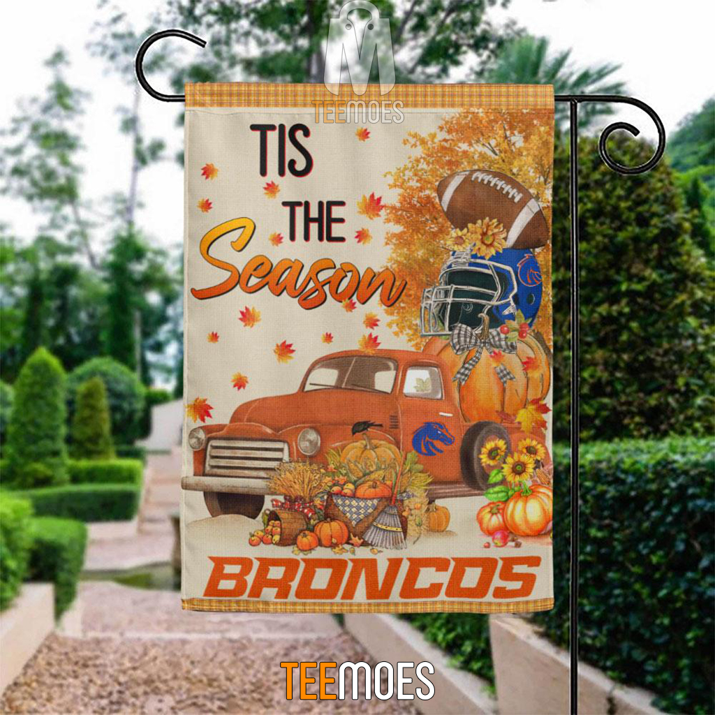 NCAA Boise State Broncos Fall Tis The Season House Flag - Image 3
