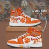 NCAA Clemson Tigers Custom Name Air Jordan 1 High Sneakers