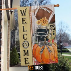 Alternative view of NCAA Colorado Buffaloes Welcome Garden House Flag