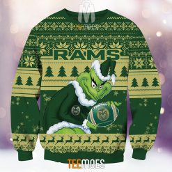 Alternative view of NCAA Colorado State Rams The Old Grinch Ugly Christmas Sweater