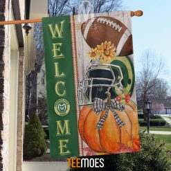 Alternative view of NCAA Colorado State Rams Welcome Garden House Flag