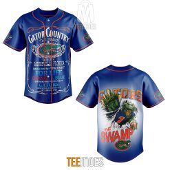 NCAA Florida Gators The Swamp Blue Baseball Jersey