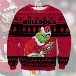 NCAA Georgia Bulldogs Grinch Christmas Ugly Sweater