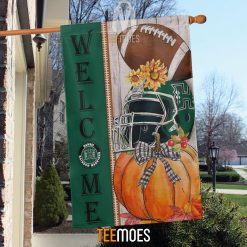 Alternative view of NCAA Hawaii Rainbow Warriors Welcome Garden House Flag