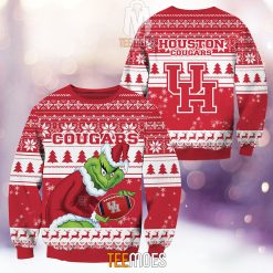 NCAA Houston Cougars The Old Grinch Ugly Christmas Sweater