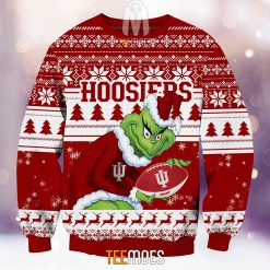Alternative view of NCAA Indiana Hoosiers The Old Grinch Ugly Christmas Sweater