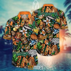 NCAA Miami Hurricanes Flower Pattern Hawaiian Shirt