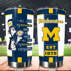 NCAA Michigan Wolverines EST 1879 Tumbler