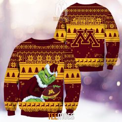 NCAA Minnesota Golden Gophers The Old Grinch Ugly Christmas Sweater