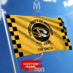 Alternative view of NCAA Missouri Tigers Custom Name Garden House Flag