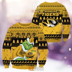 NCAA Missouri Tigers The Old Grinch Ugly Christmas Sweater