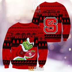 NCAA NC State Wolfpack The Old Grinch Ugly Christmas Sweater