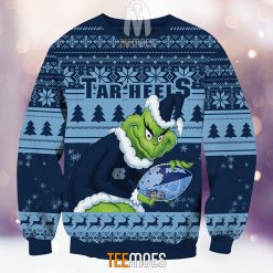 Alternative view of NCAA North Carolina Tar Heels The Old Grinch Ugly Christmas Sweater