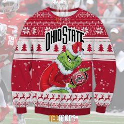 NCAA Ohio State Buckeyes Grinch Christmas Sweater