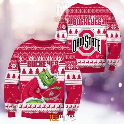 NCAA Ohio State Buckeyes The Old Grinch Ugly Christmas Sweater