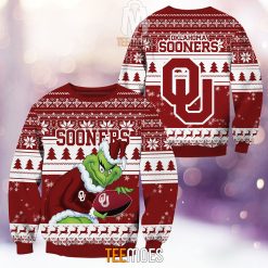 NCAA Oklahoma Sooners The Old Grinch Ugly Christmas Sweater