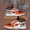 NCAA Oklahoma State Cowboys Custom Name Air Jordan 1 High Sneakers