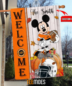 NCAA Oklahoma State Cowboys Custom Name Mickey House Flag