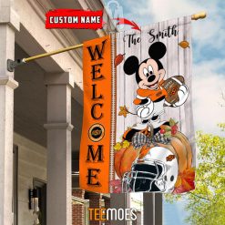 Alternative view of NCAA Oklahoma State Cowboys Custom Name Mickey House Flag