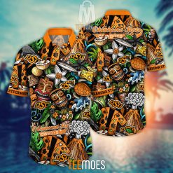 NCAA Oklahoma State Cowboys Flower Pattern Hawaiian Shirt