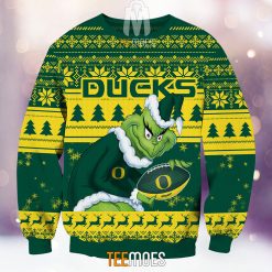 Alternative view of NCAA Oregon Ducks The Old Grinch Ugly Christmas Sweater