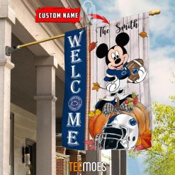 Alternative view of NCAA Penn State Nittany Lions Custom Name Mickey House Flag