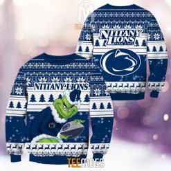 NCAA Penn State Nittany Lions The Old Grinch Ugly Christmas Sweater