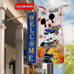 Alternative view of NCAA Pittsburgh Panthers Custom Name Mickey House Flag
