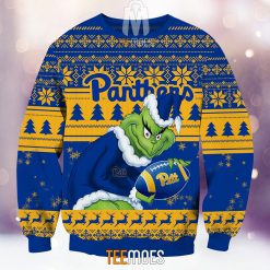 Alternative view of NCAA Pittsburgh Panthers The Old Grinch Ugly Christmas Sweater