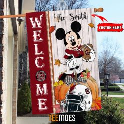 NCAA South Carolina Gamecocks Custom Name Mickey House Flag