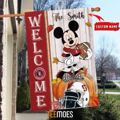 NCAA Stanford Cardinal Custom Name Mickey House Flag