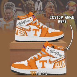 NCAA Tennessee Volunteers Custom Name Air Jordan 1 High Sneakers