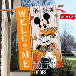 NCAA Tennessee Volunteers Custom Name Mickey House Flag