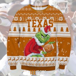 NCAA Texas Longhorns Grinch Christmas Sweater