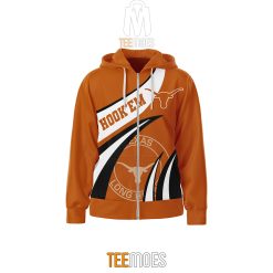 Alternative view of NCAA Texas Longhorns Hook’em Zip Up Hoodie
