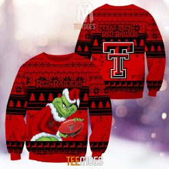 NCAA Texas Tech Red Raiders The Old Grinch Ugly Christmas Sweater