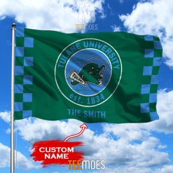 NCAA Tulane Green Wave Custom Name Garden House Flag
