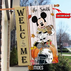 NCAA UCF Knights Custom Name Mickey House Flag