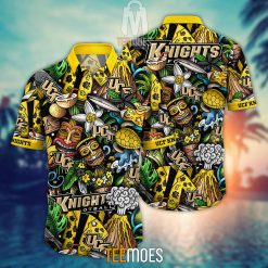 NCAA UCF Knights Flower Pattern Hawaiian Shirt