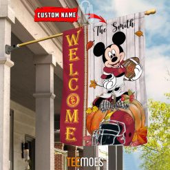 Alternative view of NCAA USC Trojans Custom Name Mickey House Flag