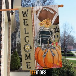 Alternative view of NCAA Vanderbilt Commodores Welcome Garden House Flag
