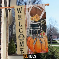 Alternative view of NCAA Wake Forest Demon Deacons Welcome Garden House Flag