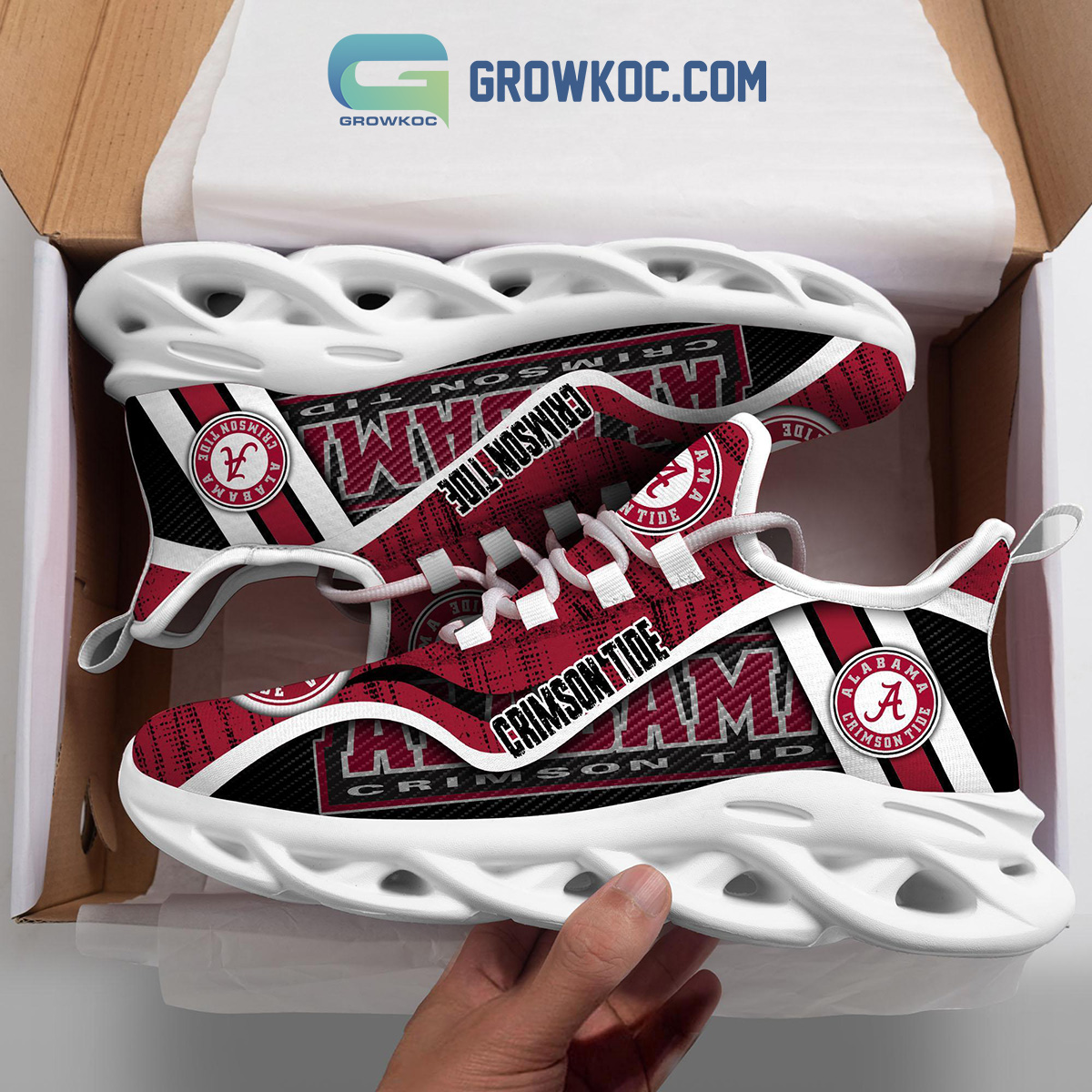 NCAA Alabama Crimson Tide Clunky Max Soul Shoes