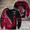 NCAA Alabama Crimson Tide Custom Name Fire Ball Sweatshirt