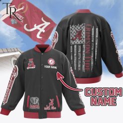 NCAA Alabama Crimson Tide Custom Name Goodyear Cotton Bowl 2024 Baseball Jacket