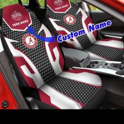 NCAA Alabama Crimson Tide Custom Name National Champions Car Seat Covers