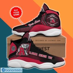 NCAA Alabama Crimson Tide Custom Name New Style Air Jordan 13 Shoes