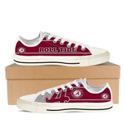 NCAA Alabama Crimson Tide Red Low Top Shoes