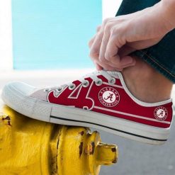 Alternative view of NCAA Alabama Crimson Tide Red Low Top Shoes