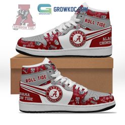 NCAA Alabama Crimson Tide Roll Tide Air Jordan 1 High Sneakers